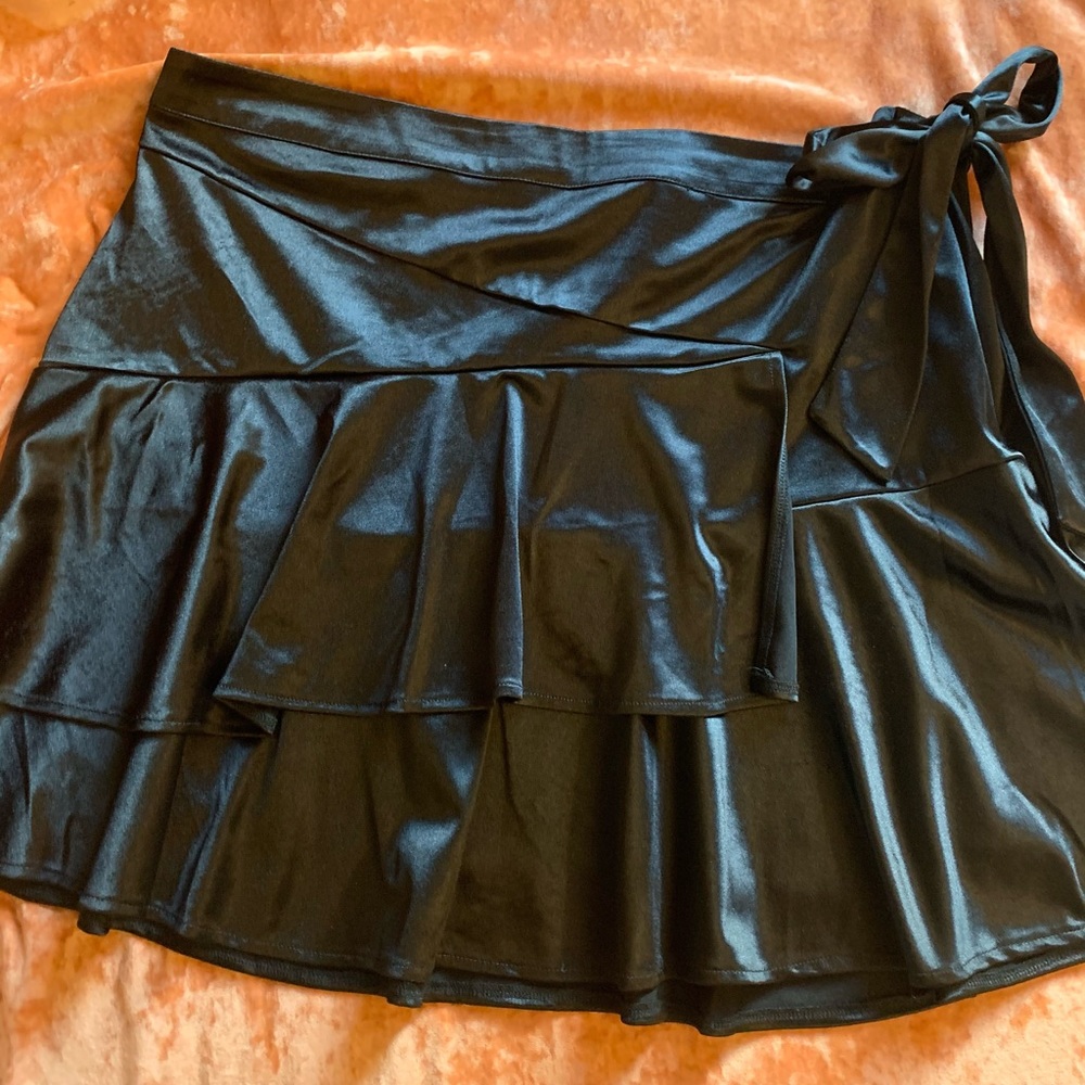 Forever 21 black silk scarves